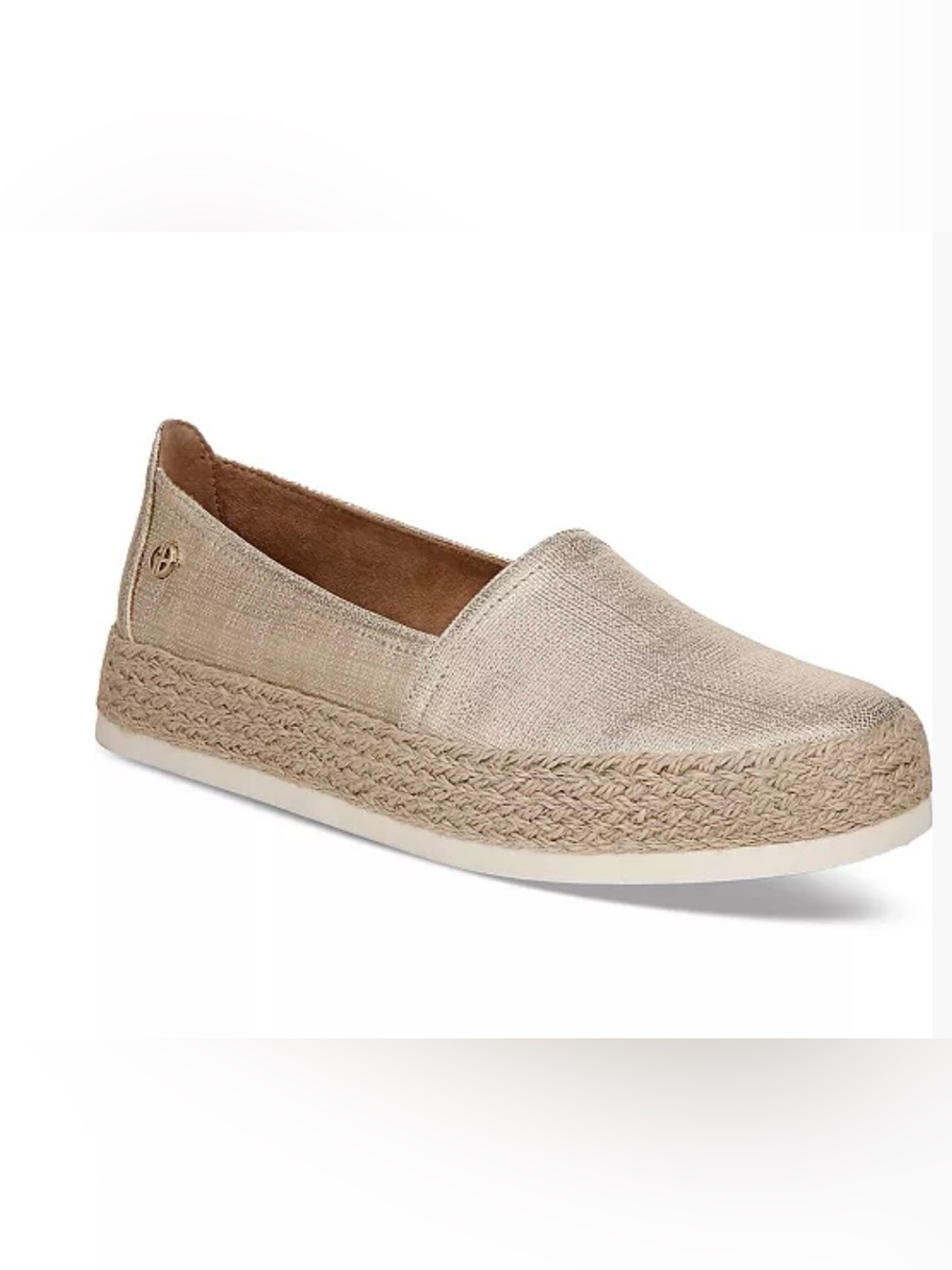 Giani Bernini Archerr Flats In Metallic Gold Sz 8
